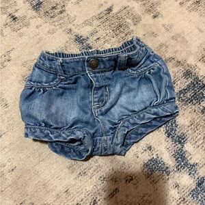 Blue Denim Baby Shorts